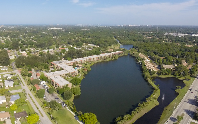 Lakehouse West Aerial View